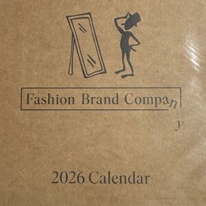 Fashion Brand Company Brown Spiral Calendar